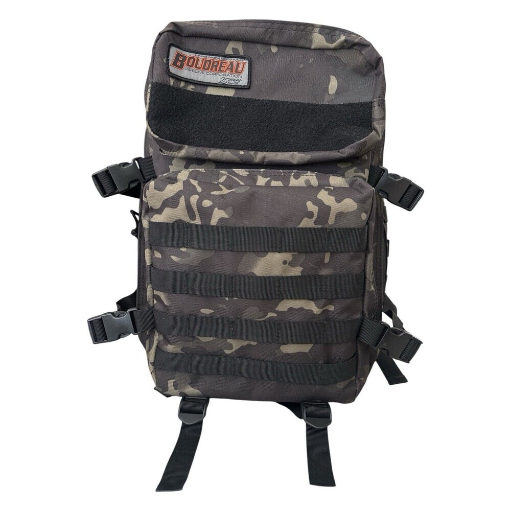 Highland Tactical Roger Backpack Camo MOLLE Rucksack Bug Out Hiking Expandable